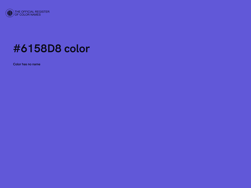 #6158D8 color image