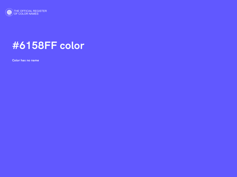 #6158FF color image