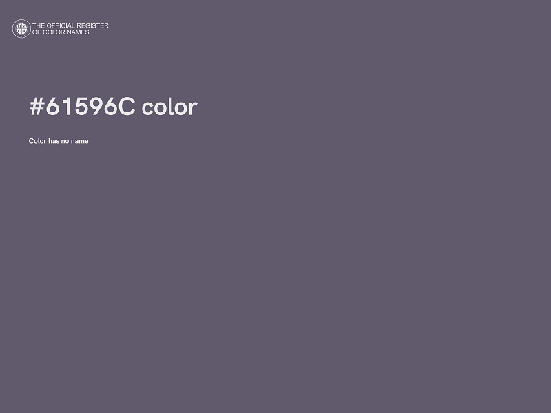 #61596C color image