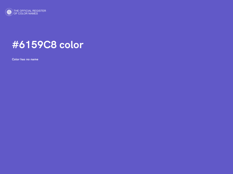 #6159C8 color image