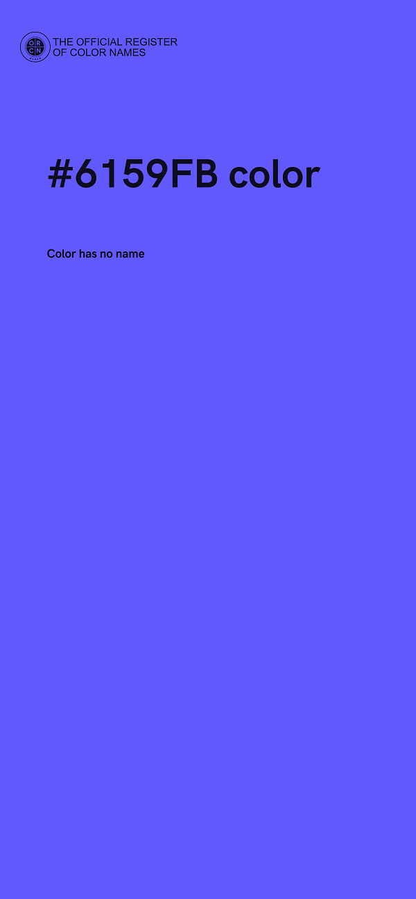 #6159FB color image