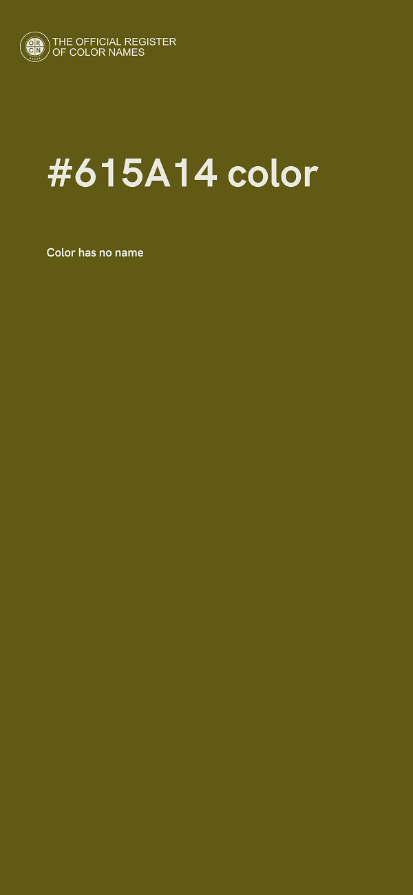 #615A14 color image