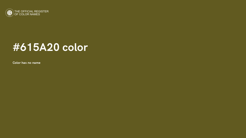 #615A20 color image