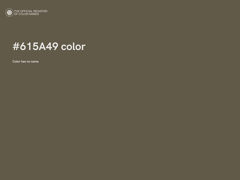 #615A49 color image