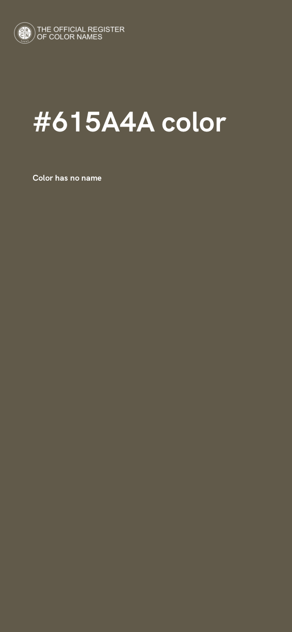 #615A4A color image