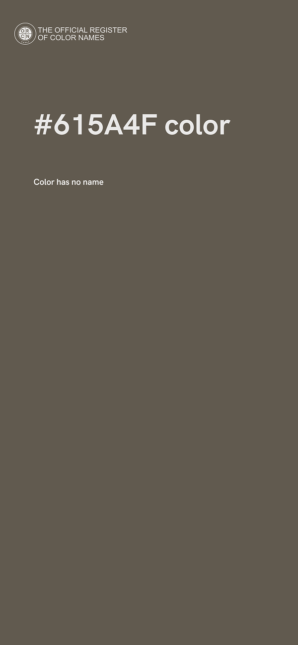 #615A4F color image