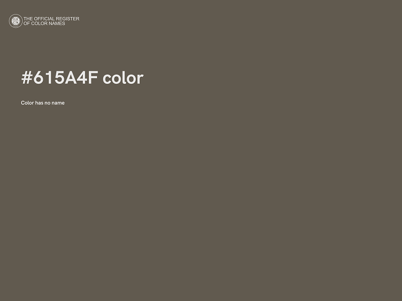 #615A4F color image