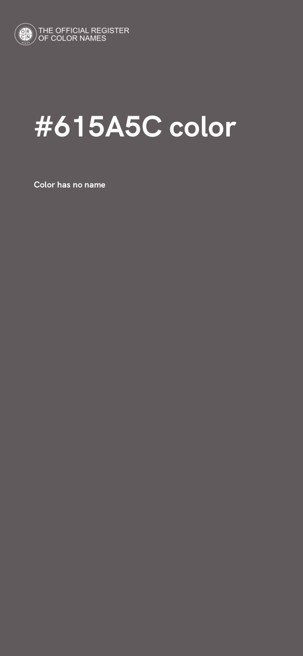 #615A5C color image
