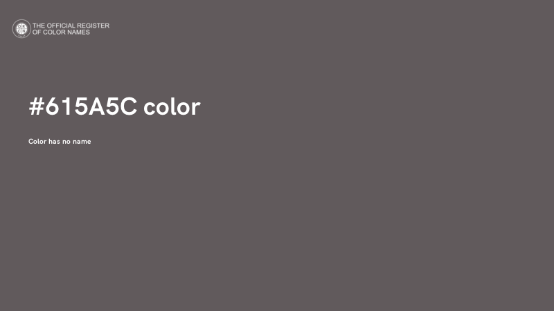 #615A5C color image