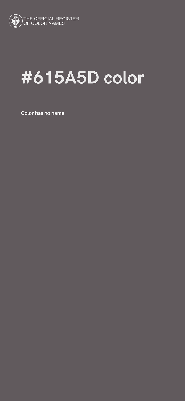 #615A5D color image