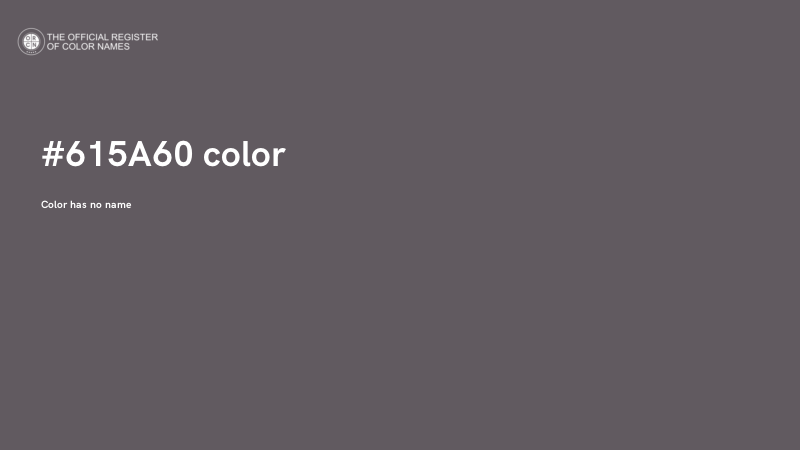 #615A60 color image