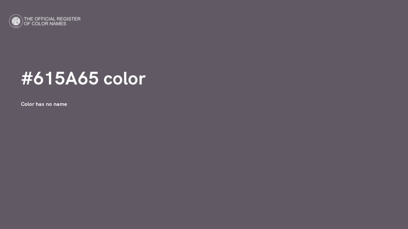 #615A65 color image