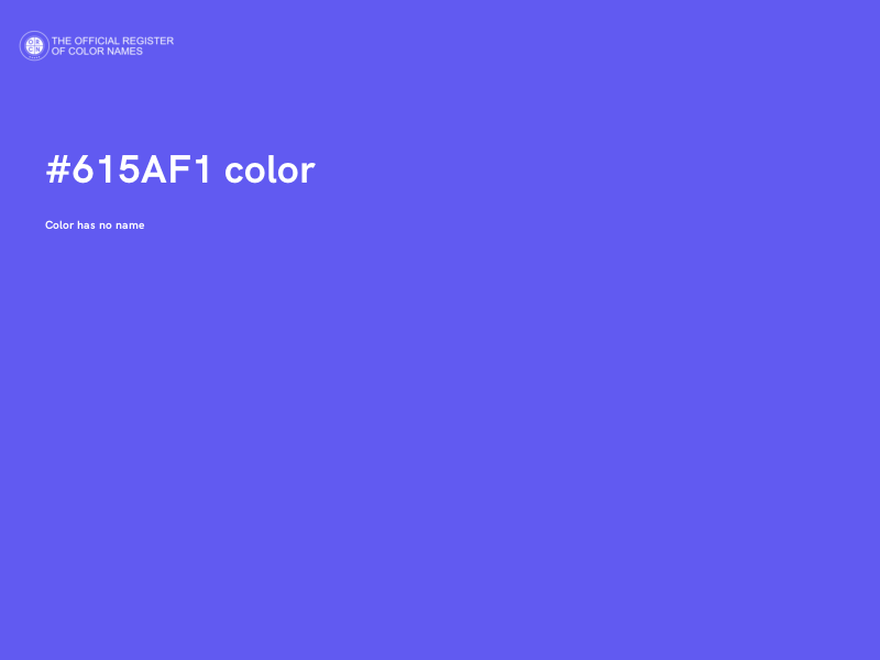 #615AF1 color image