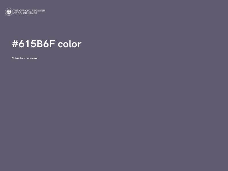 #615B6F color image