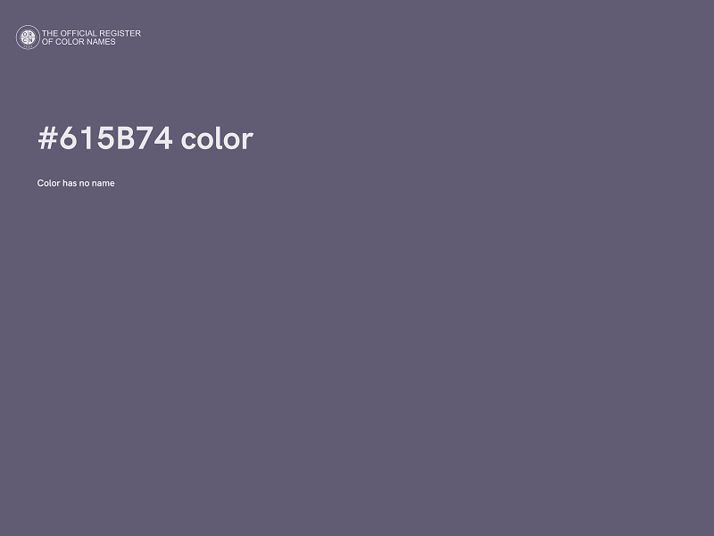 #615B74 color image