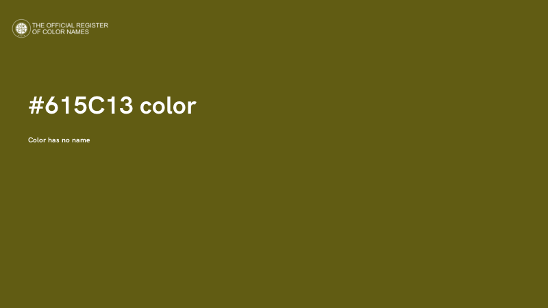 #615C13 color image