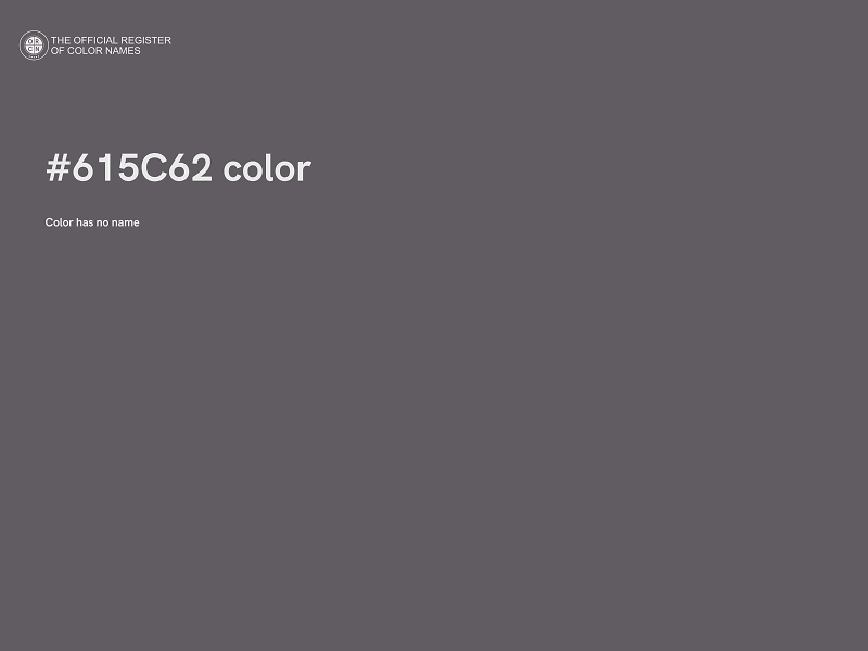 #615C62 color image
