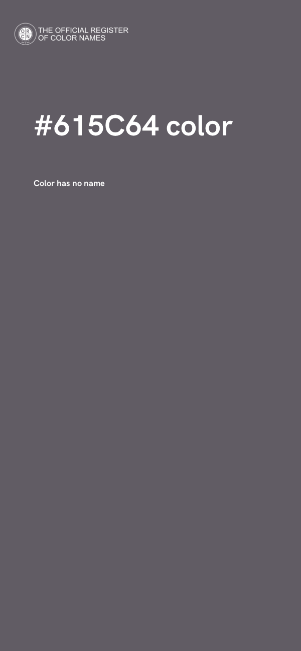 #615C64 color image