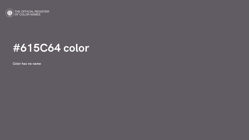 #615C64 color image