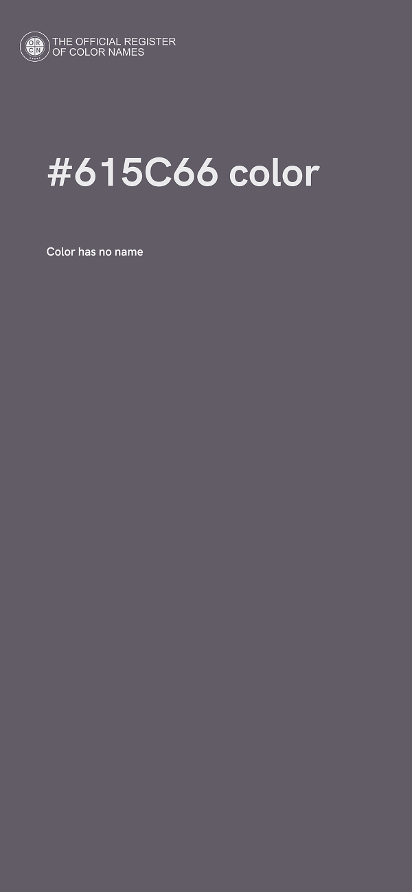 #615C66 color image