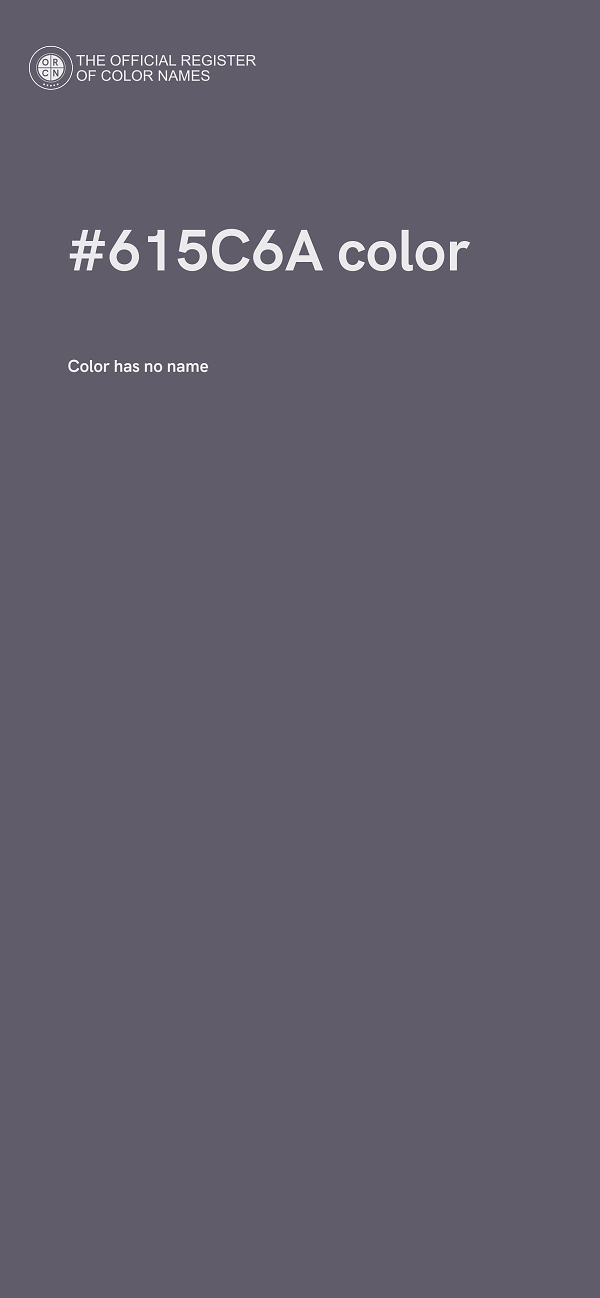 #615C6A color image