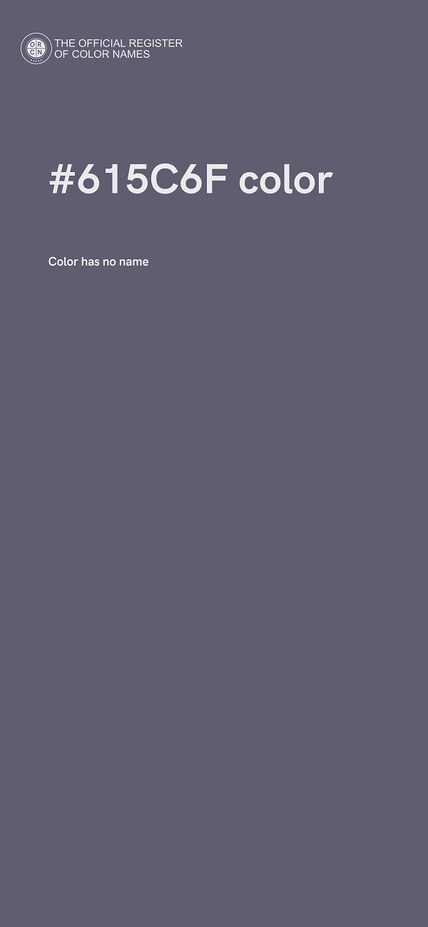 #615C6F color image