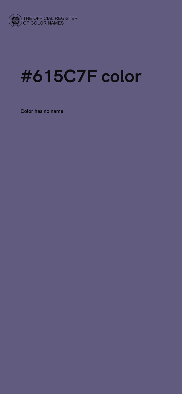 #615C7F color image