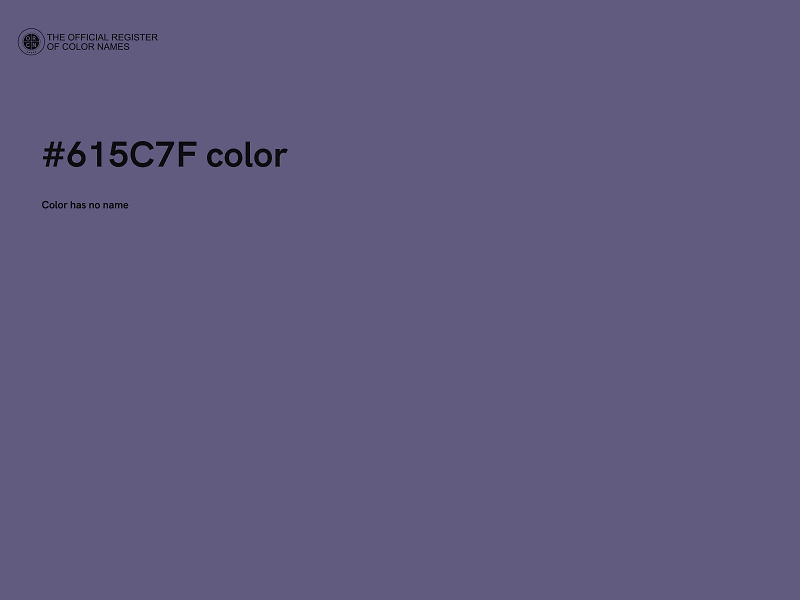 #615C7F color image