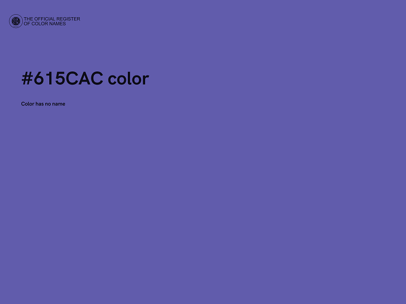 #615CAC color image