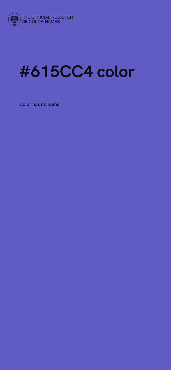 #615CC4 color image