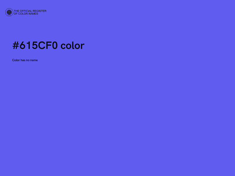 #615CF0 color image