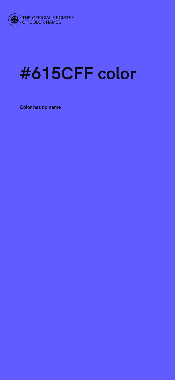 #615CFF color image