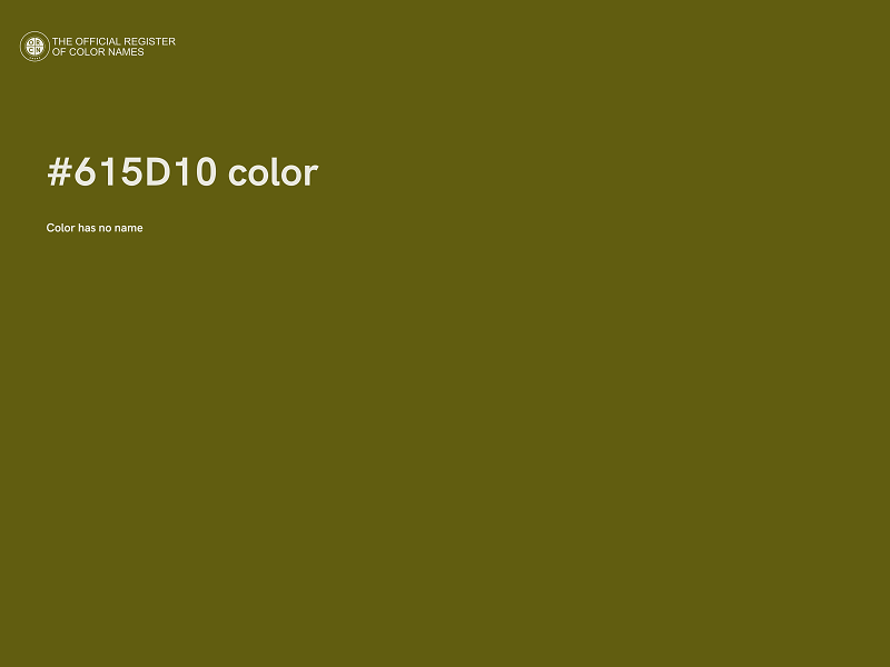 #615D10 color image