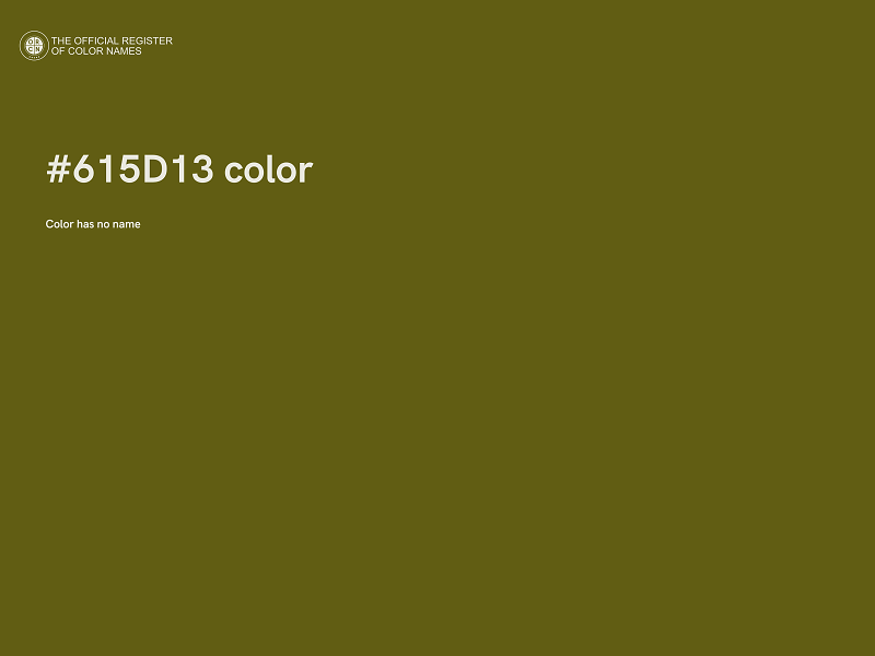 #615D13 color image