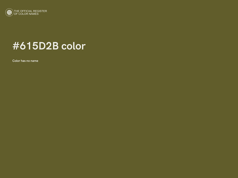 #615D2B color image