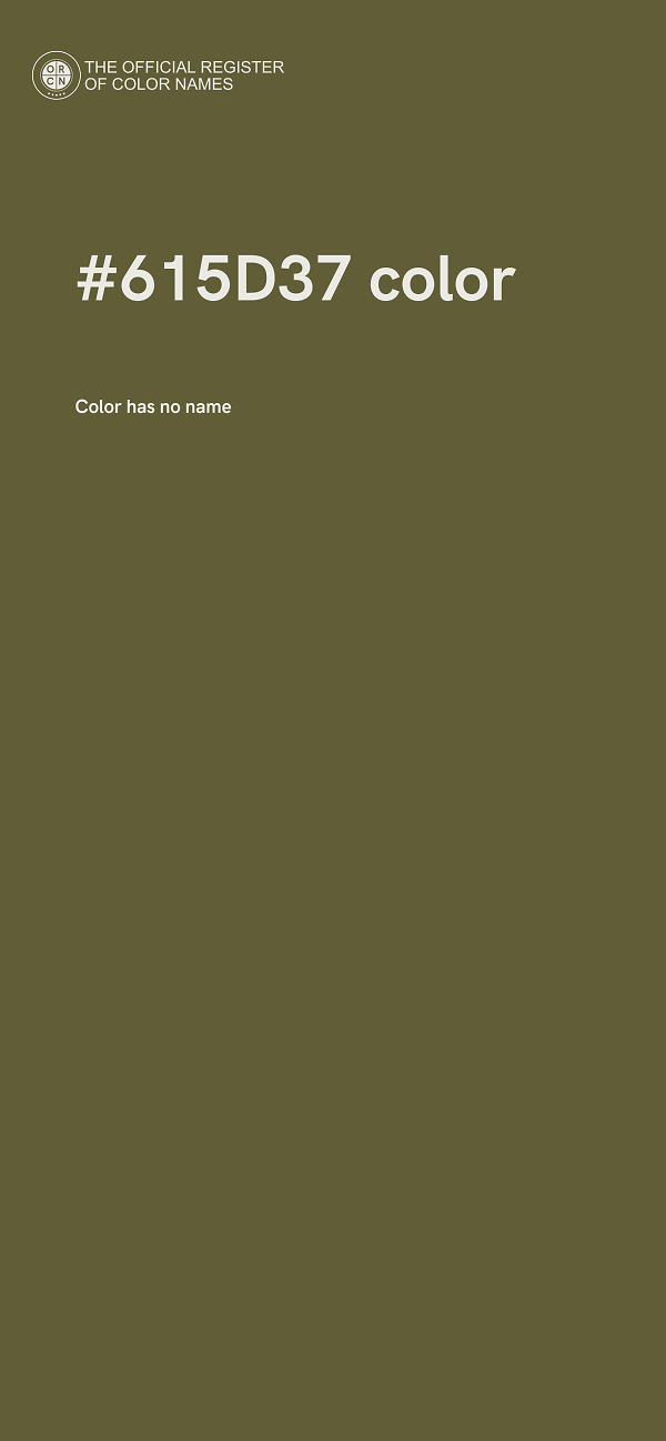 #615D37 color image