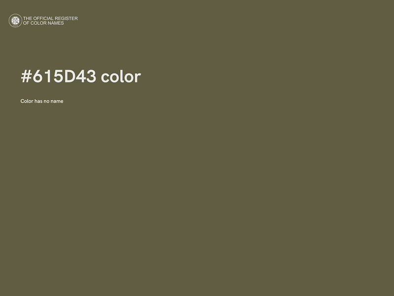 #615D43 color image