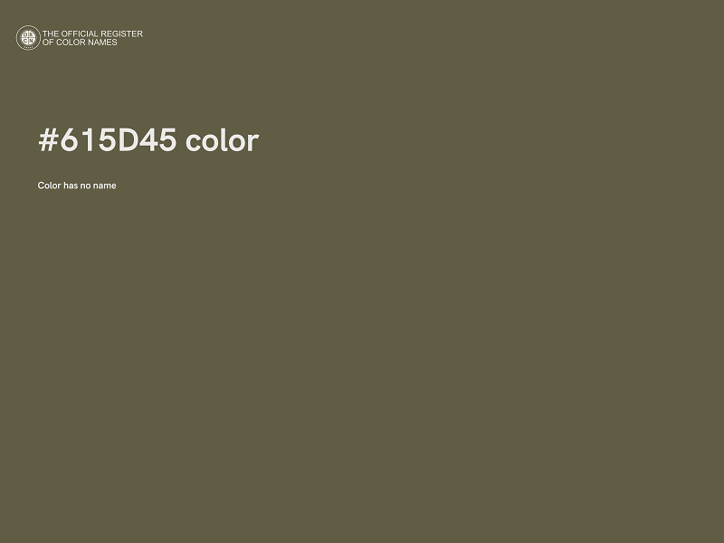 #615D45 color image