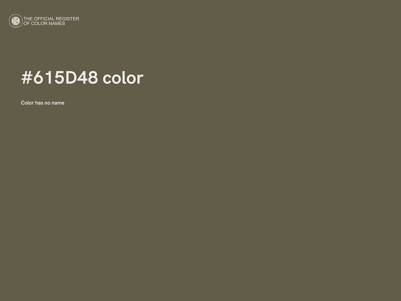 #615D48 color image