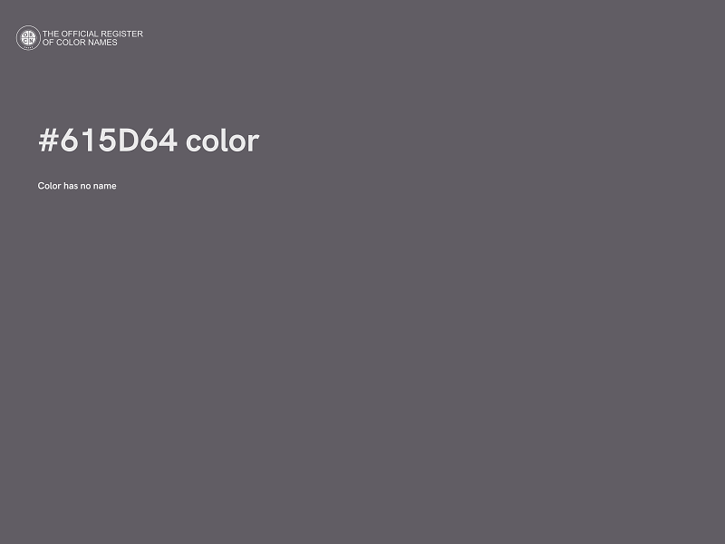 #615D64 color image