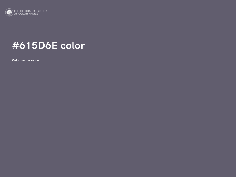 #615D6E color image