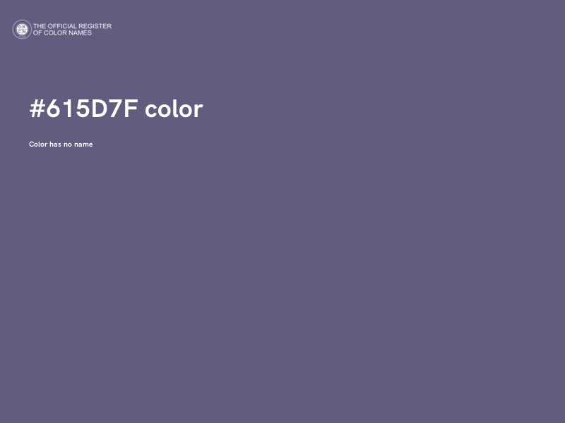 #615D7F color image
