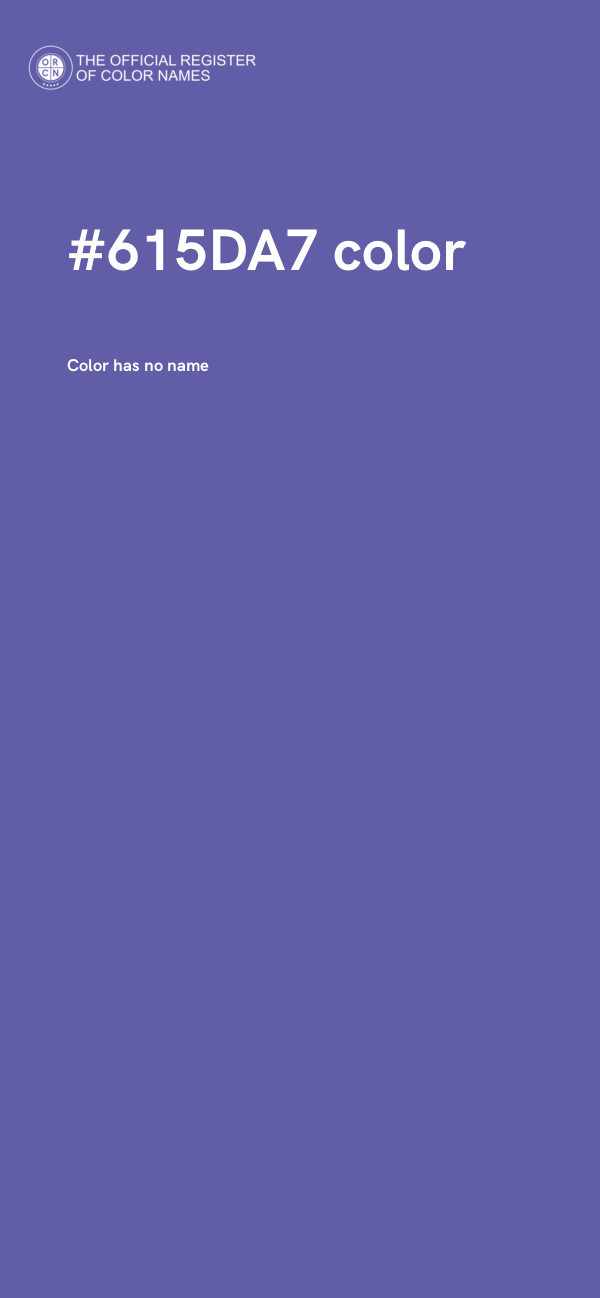 #615DA7 color image