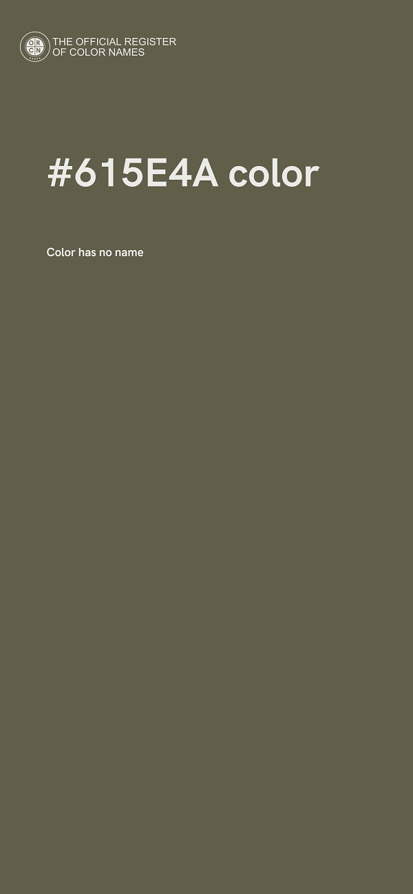 #615E4A color image