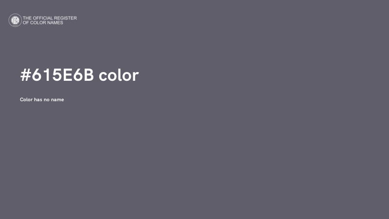 #615E6B color image