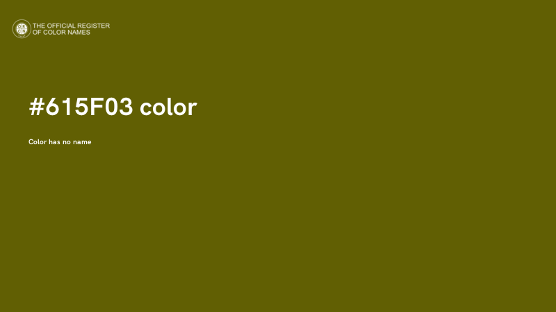#615F03 color image