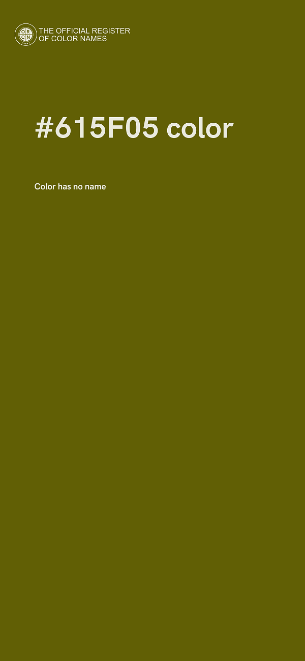 #615F05 color image