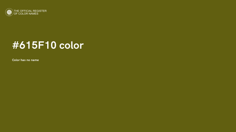 #615F10 color image