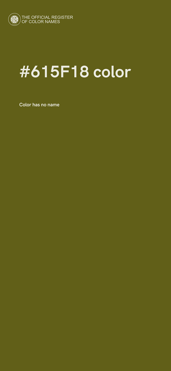 #615F18 color image