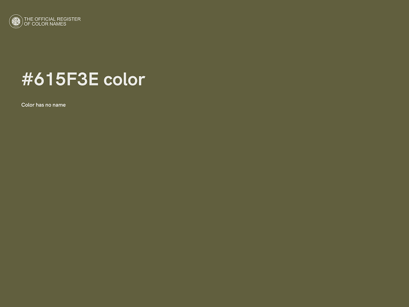 #615F3E color image